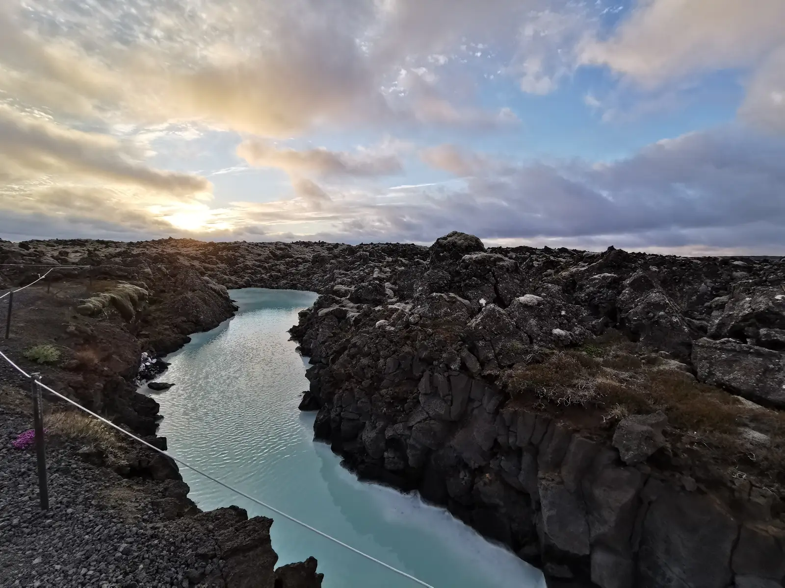 Blue Lagoon på Reykjaneshalvön på Island