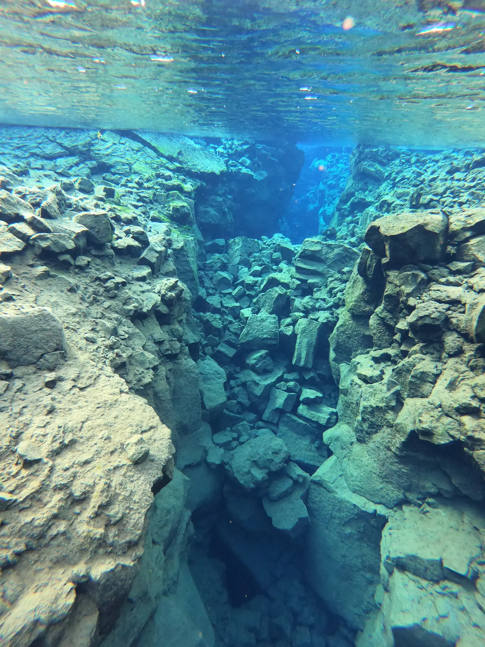 Silfrasprickan i Þingvellir nationalpark