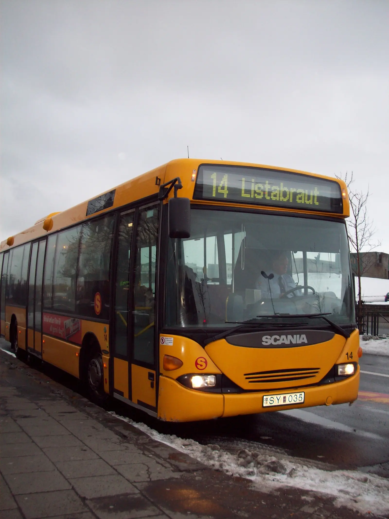 Strætó-buss i Reykjavik