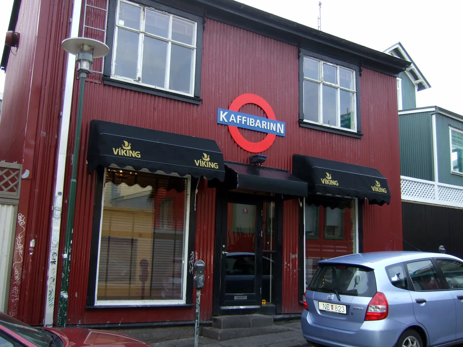 Kaffibarinn i centrala Reykjavik